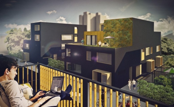 Ioana Bunciu Săraru // Ansamblu urban Vatra Luminoasă