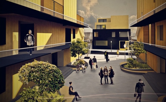 Ioana Bunciu Săraru // Ansamblu urban Vatra Luminoasă