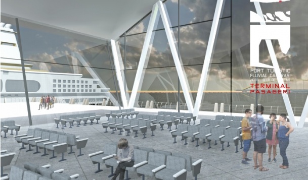 Emilia Pavel // Port turistic fluvial - Terminal pasageri