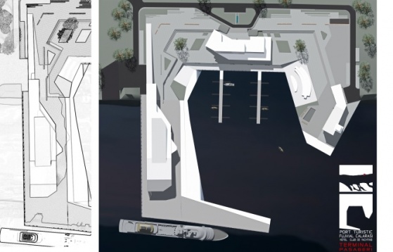 Emilia Pavel // Port turistic fluvial - Terminal pasageri