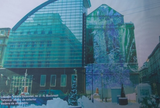 Ileana Maria Vasile // Calcan - intervenție decorativă