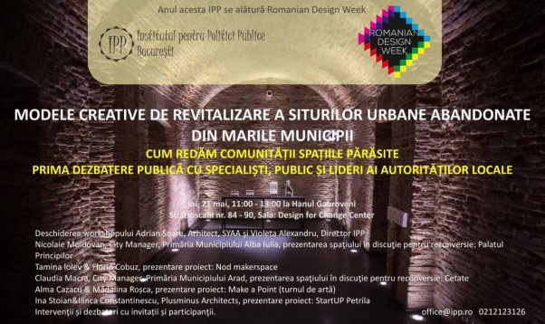 Modele creative de revitalizare a siturilor urbane în mari municipii