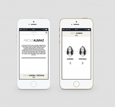 Rusu+Borțun a desenat și implementat noul site pentru Almaz