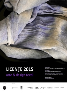 Expozițiile absolvenților de Arte textile - Design textil/2015