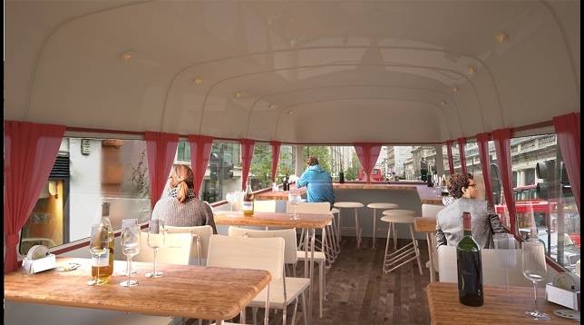 Alexandra Ana-Maria Avârvarei  // Amenajare autobuz londonez