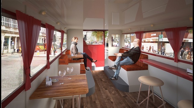 Alexandra Ana-Maria Avârvarei  // Amenajare autobuz londonez