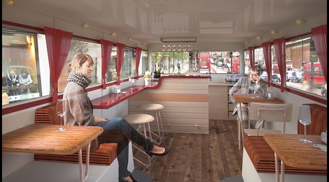 Alexandra Ana-Maria Avârvarei  // Amenajare autobuz londonez