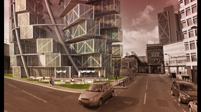 Alexandru Bălan // Organic Growing Skyscraper