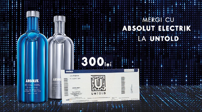 La UNTOLD Festival cu ABSOLUT Electrik