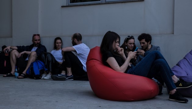 The National Dance Center in Bucharest is furnishing its yard