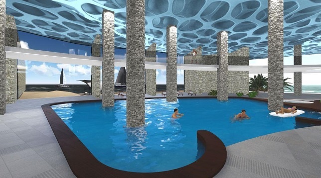 Marius Militaru // Centru spa - Insula artificială 