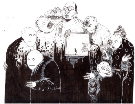 Petru Dumbrăvician // Peisaj cu prieteni