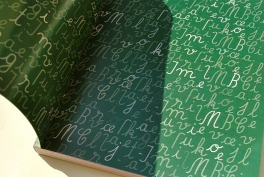 Ana-Maria Ștefan // Design de carte - Abecedarul școlar 