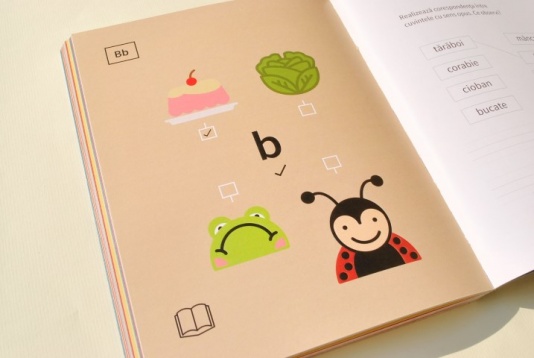 Ana-Maria Ștefan // Design de carte - Abecedarul școlar 