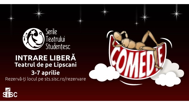 Serile Teatrului Studențesc se întorc între 3 și 7 aprilie 2017