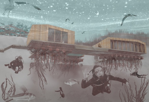 Andreea Irimia // Platformă de cercetare biologică pe Lacul Bicaz