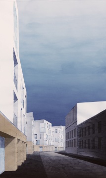 Andrei Teacă // Integrare urbană: Ansamblu de locuințe colective, București