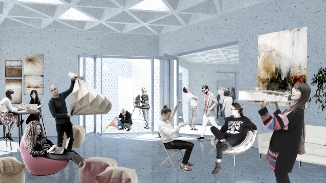 Diana Stegaru // Centru de tineret în orașul Bacău