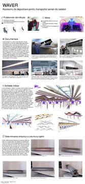 Raluca Parișcu // WAVER - Accesoriu de depozitare pentru transportul aerian 