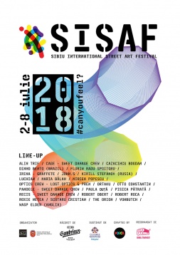 Noi lucrări de artă pe străzile Sibiului. Ce artişti vor picta zidurile la SISAF 2018