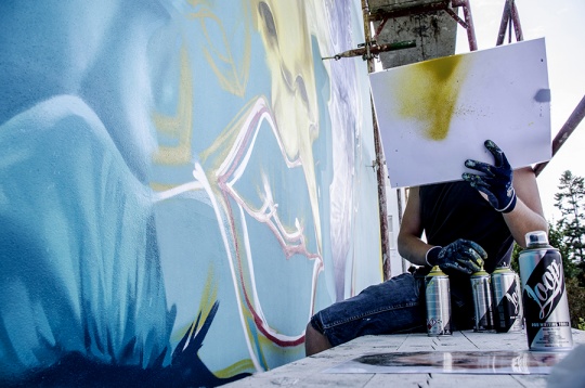 Noi lucrări de artă pe străzile Sibiului. Ce artişti vor picta zidurile la SISAF 2018