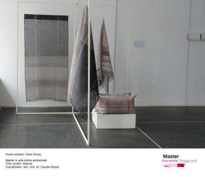 Noua generație de absolvenți ai artelor textile și-a expus proiectele de diplomă 