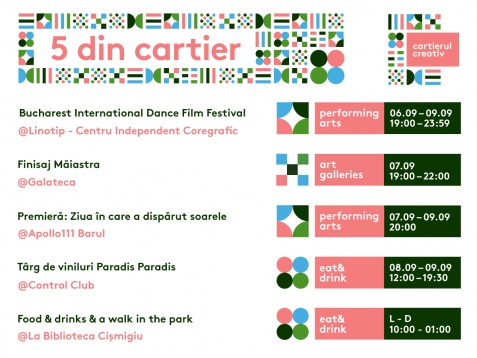 5 din cartier // 3-9 septembrie