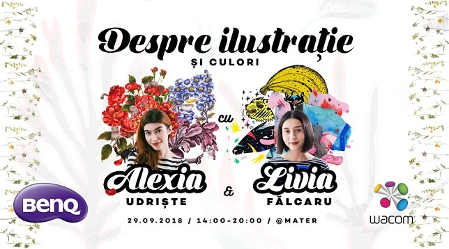 „Despre ilustrație și culori” cu Livia Fălcaru și Alexia Udriște