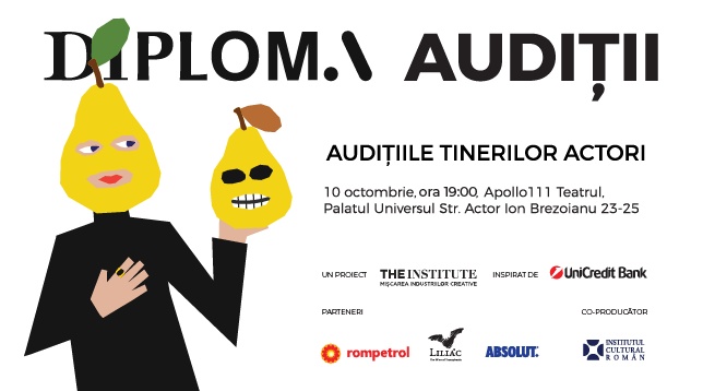 Tinerii actori își spun prima replică la DIPLOMA 2018