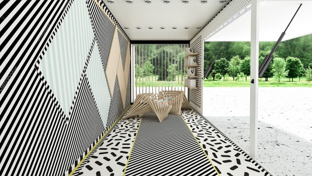 YEVA HOVHANNISYAN // HOSTEL MODULAR MOBIL PENTRU EVENIMENTE ÎN SPAȚIU DESCHIS