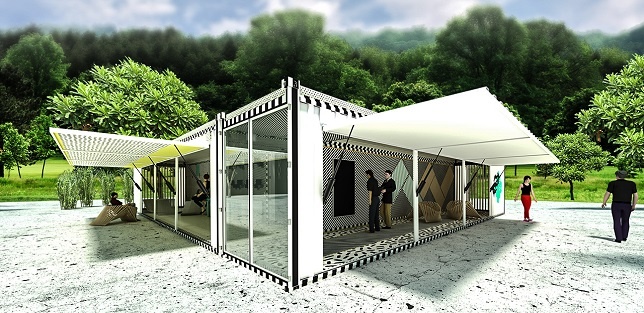 YEVA HOVHANNISYAN // HOSTEL MODULAR MOBIL PENTRU EVENIMENTE ÎN SPAȚIU DESCHIS