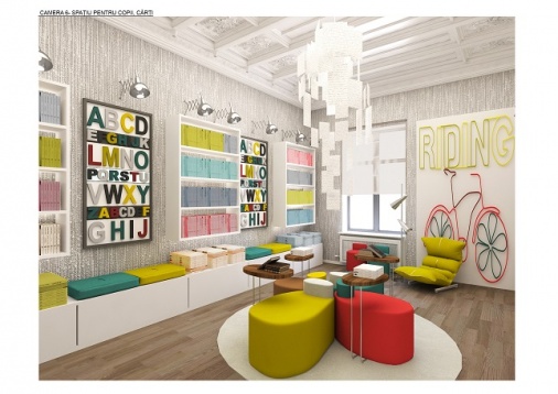 ANGELA GUDIMA // CASA NEGROPONTE (PREZENT) - CONVERSIE " CLUB DE CARTE & GRĂDINA DE CĂRȚI " (PROPUNERE)