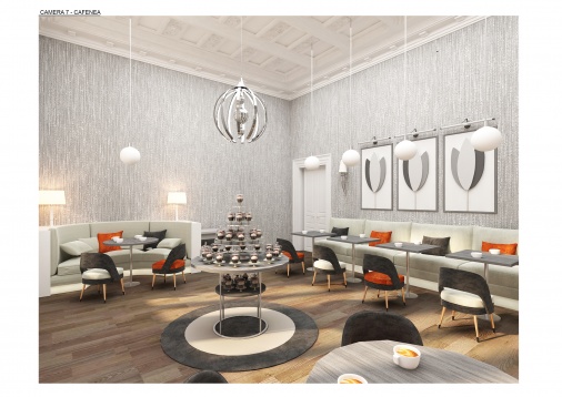 ANGELA GUDIMA // CASA NEGROPONTE (PREZENT) - CONVERSIE " CLUB DE CARTE & GRĂDINA DE CĂRȚI " (PROPUNERE)