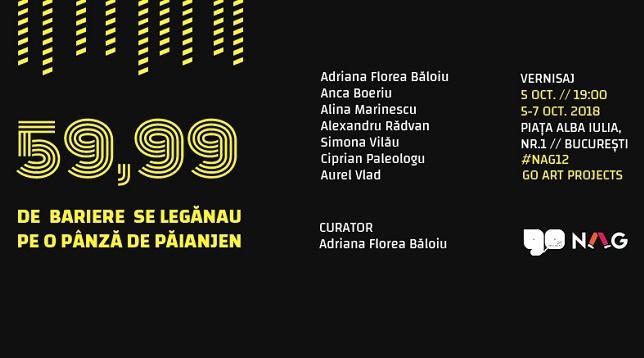 59,99 de bariere se legănau pe o pânză de păianjen @NAG2018