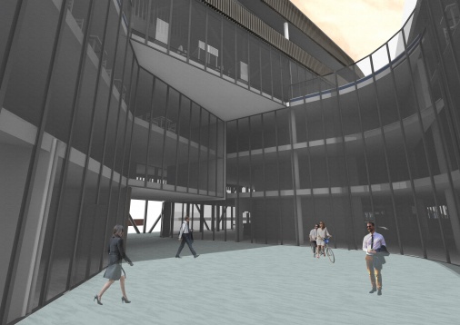 CRISTINA MIRA // CONVERSIA ȘI EXTENSIA UNEI CLĂDIRI DE INFRASTRUCTURĂ URBANĂ ÎN DREISPITZ, ELVEȚIA. IMPACTUL ASUPRA MECANISMULUI URBAN.