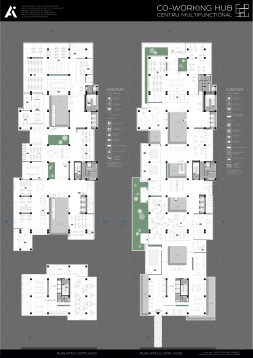 TUDOR ARNĂUTU // CO-WORKING HUB/ CENTRU MULTIFUNCȚIONAL 