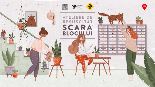 BLOC. UNBLOCK. Înscrieri deschise la Atelierele de resuscitat scara blocului