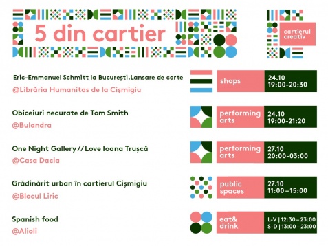 5 din cartier // 22 - 28 octombrie 2018