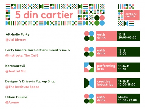 5 din cartier // 12 - 18 noiembrie 2018