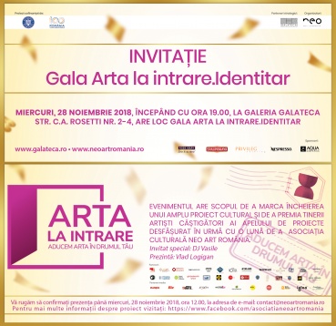 Gala Arta la Intrare premiază participanții din circuitul de anul acesta