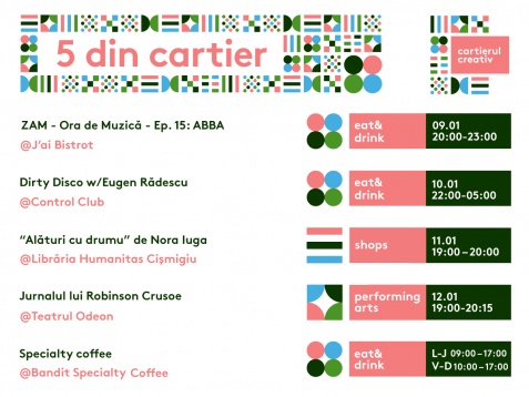 5 din cartier // 7 - 13 ianuarie 2018