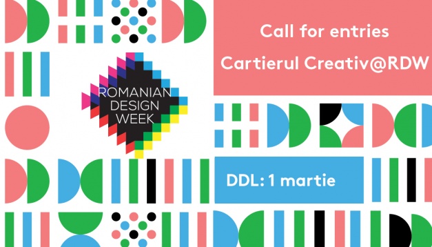 CALL FOR EVENTS: CARTIERUL CREATIV @RDW 2019