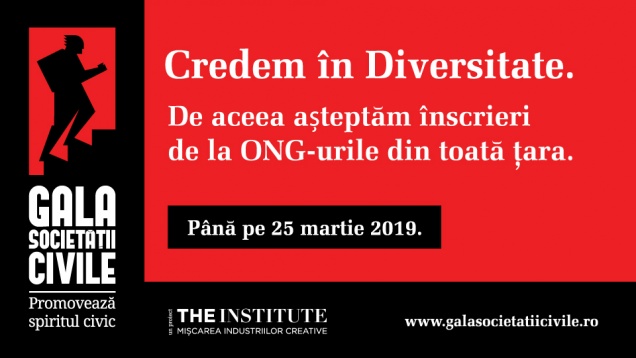 Începe ediția a XVII-a a Galei Societății Civile