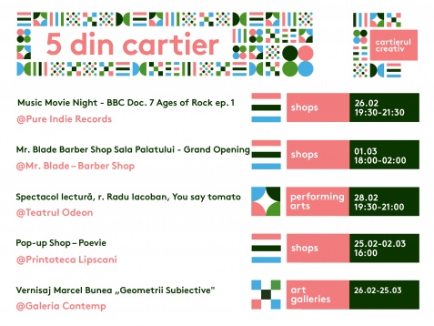 5 din Cartier // 25 februarie - 3 martie 2019