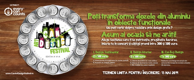Can Art&Design Festival - concursul care transformă dozele din aluminiu în obiecte de design vestimentar şi interior