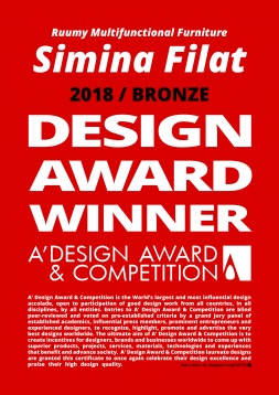 Simina Filat a câștigat A’Design Award
