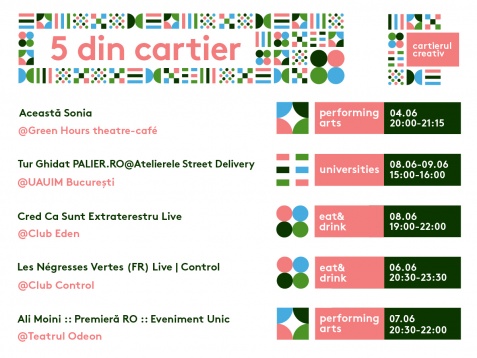 5 din Cartier // 3 - 9 iunie 2019