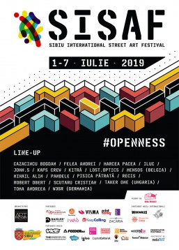 Artiștii de artă stradală transmit un mesaj unitar pe zidurile din Sibiu - #Openness