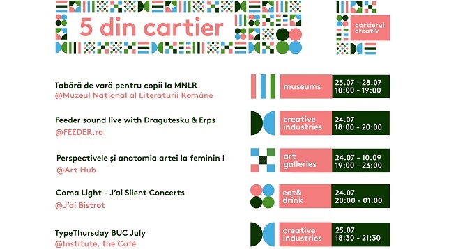5 din Cartier // 22 - 28 iulie 2019
