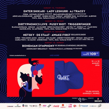 #AWAKE3 anunță programul pe zile